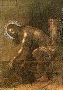 Diego de Carpio Christ gathering his clothes after the Flagellation Sweden oil painting artist